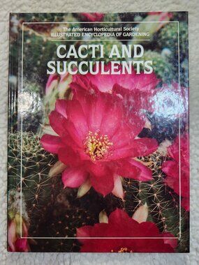 American Horticultural Society Cacti and Succulents Hardcover Gardening Book